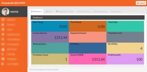 Attendance Tracking Software System event screen 1