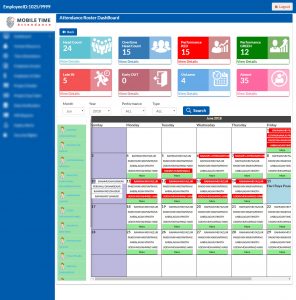 Employee GPS mobile Time Attendance 1-4