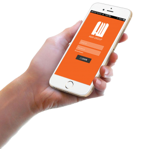 Mobile Attendance hand image