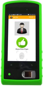 Finger Print GPS Mobile Device 2