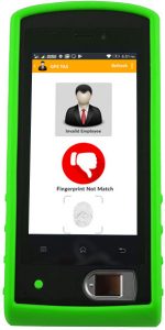 Finger Print GPS Mobile Device 1